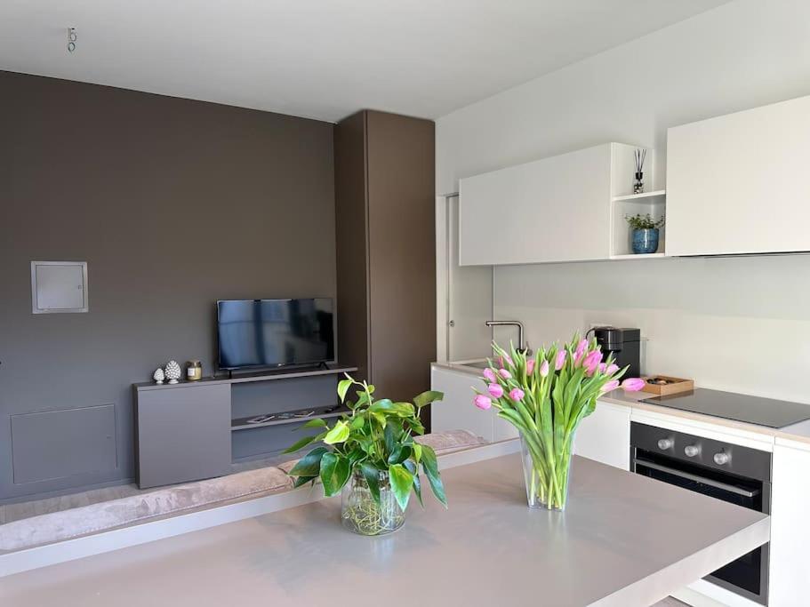 Riva 13 Apartment Lugano Bagian luar foto